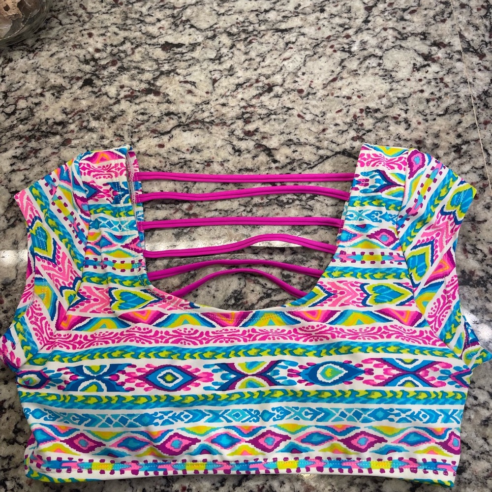 Ymi crop bathing suit top